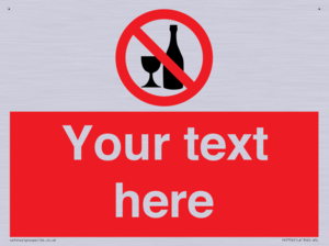 Custom prohibition no alcohol